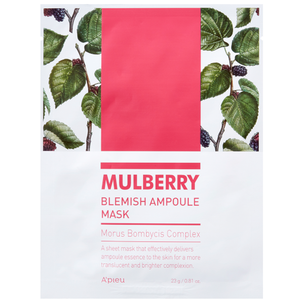 

Увлажняющая и осветляющая маска для лица, 23 г A'Pieu Mulberry