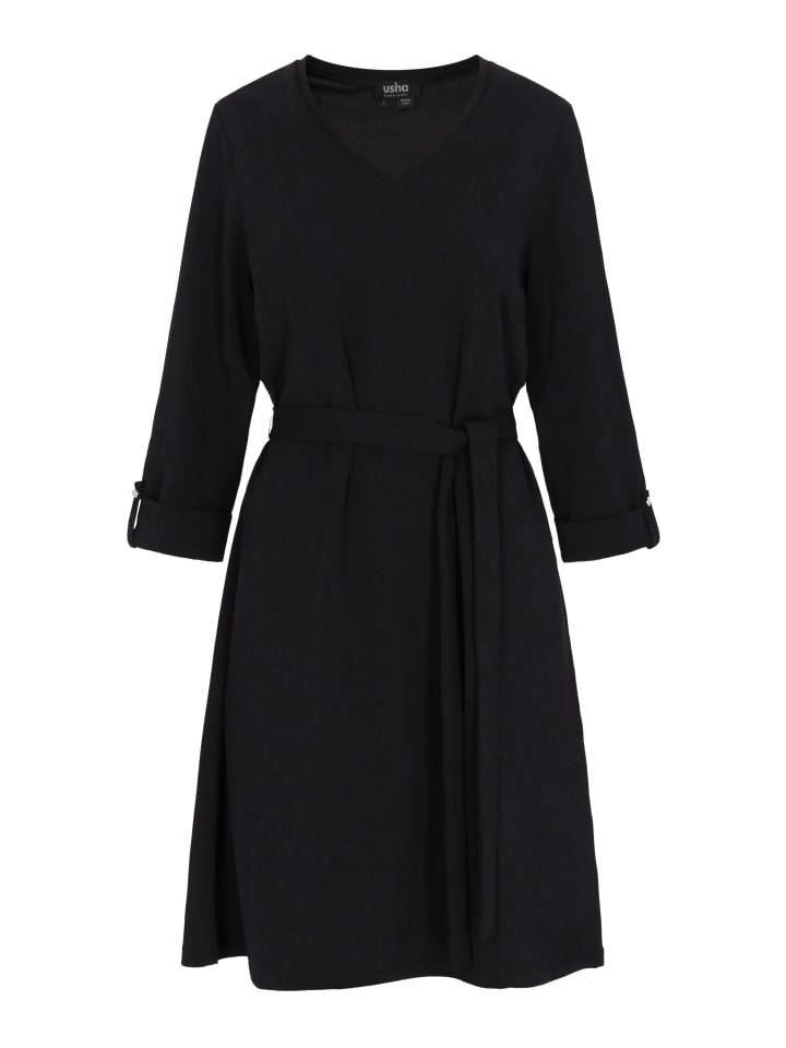 

Платье до колена usha BLACK LABEL, черный