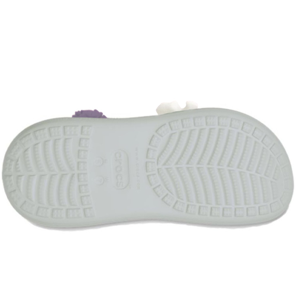 Crocs Клоги женские садовые розы фиолетово-белые, цвет Garden Rose-Purple White — фото 4