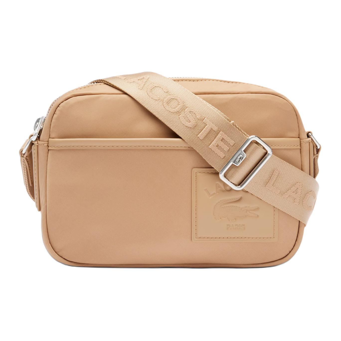 

LACOSTE Полиамидный кроссбод мужской коричневый, Brown