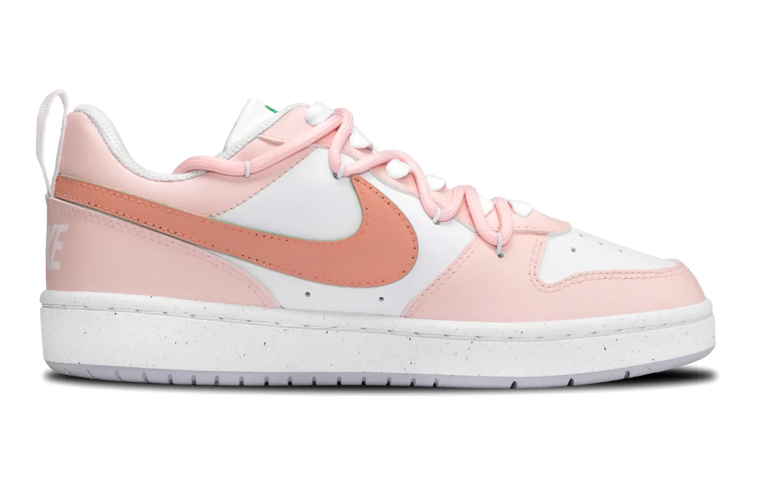 

Кроссовки Nike Court Borough Skateboard Shoes Women's Low-Top White Pink, Розовый, Кроссовки Nike Court Borough Skateboard Shoes Women's Low-Top White Pink