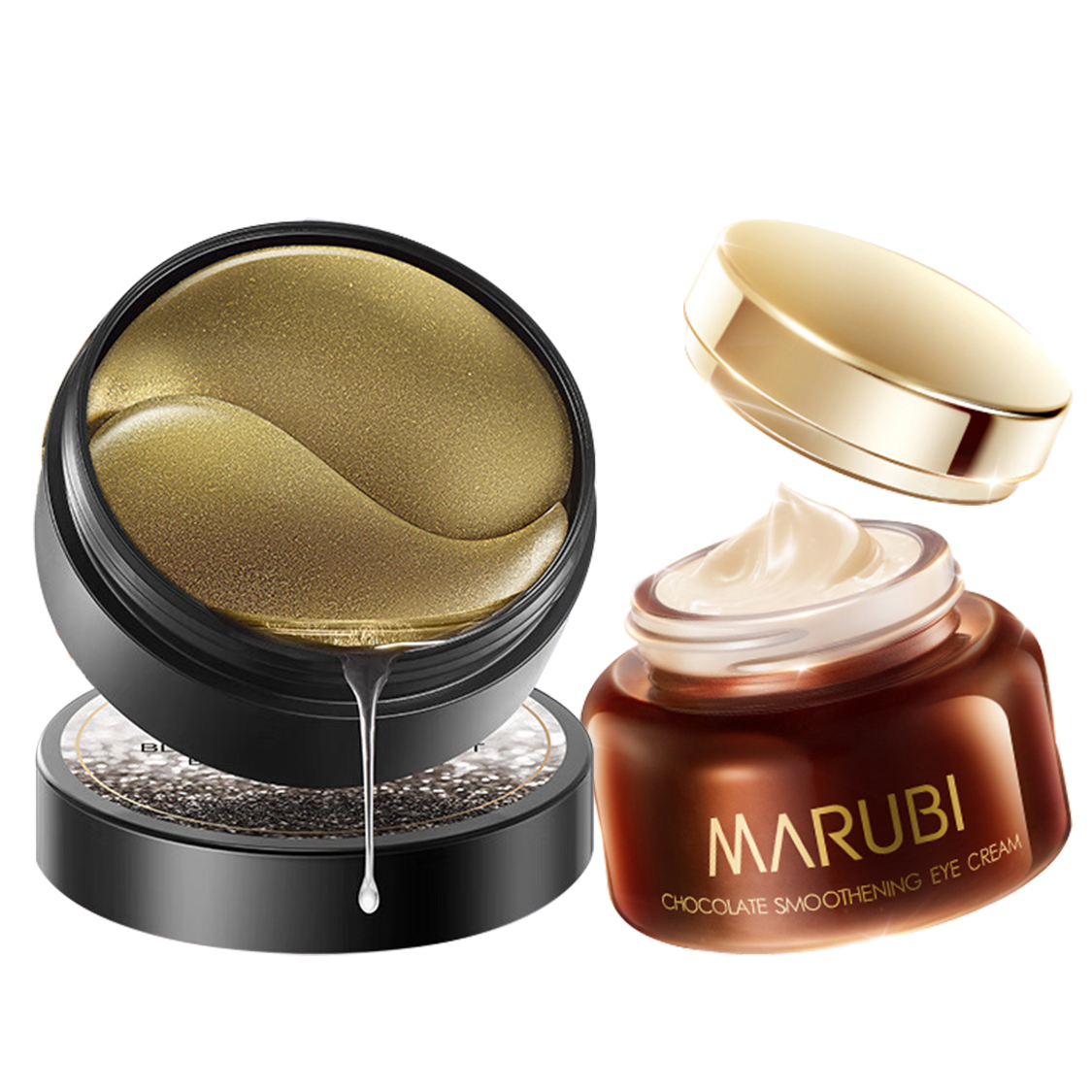 

MARUBI Черная трюфельная дрожжевая осветляющая патч для глаз увлажняющая 60 шт/уп