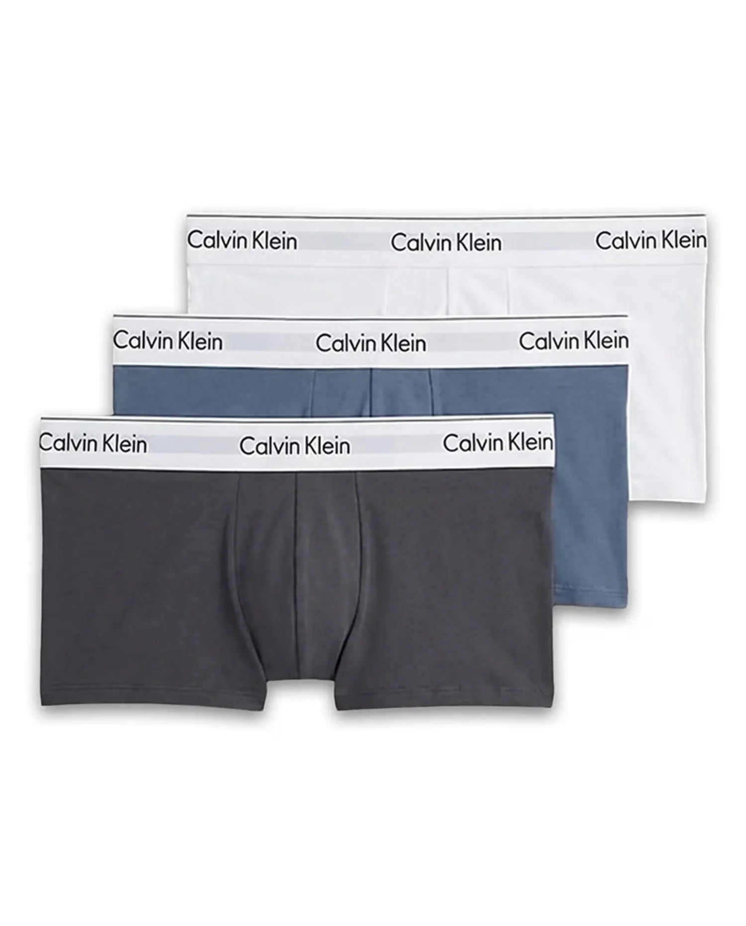 Набор из 3 боксеров низкой посадки - Icon Cotton Stretch Calvin Klein, мультиколор