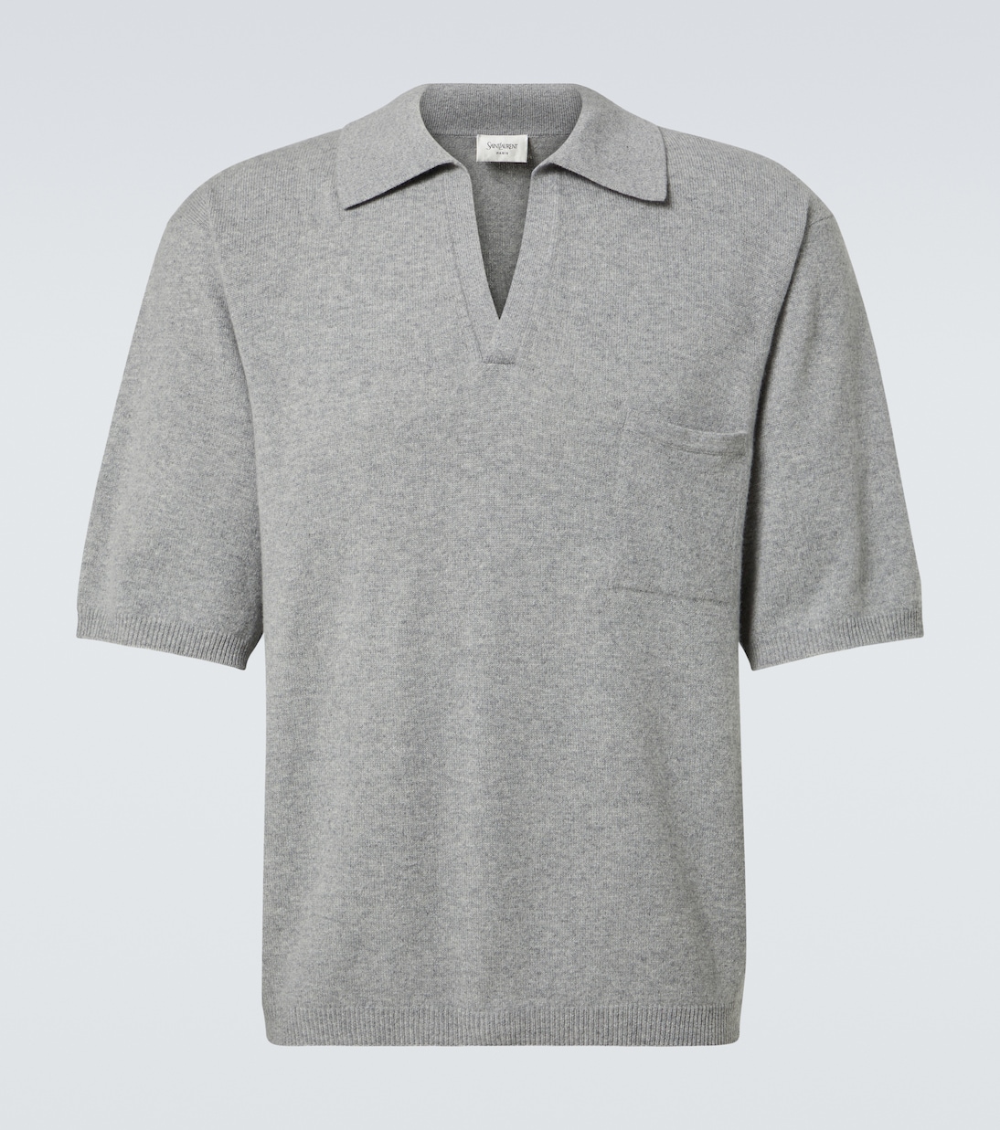 

Шерстяная поло Saint Laurent, Gris Chine