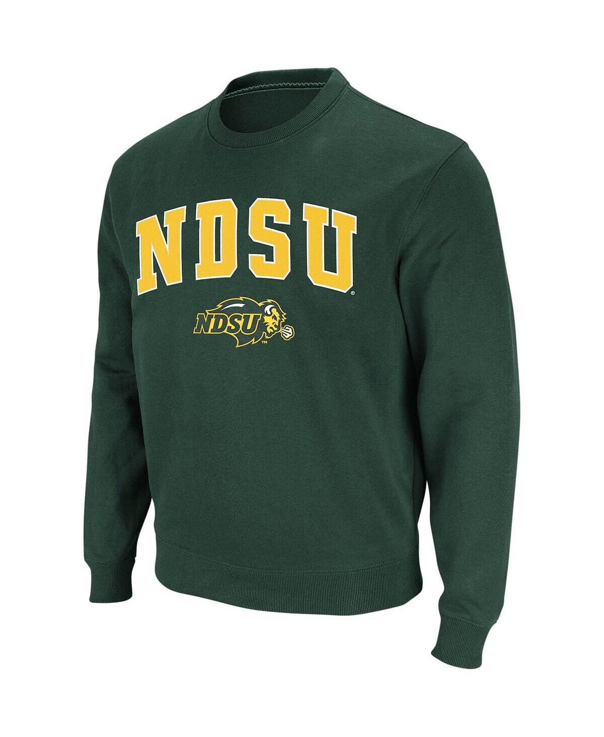 

Мужской зеленый свитшот с круглым вырезом NDSU Bison Arch & Logo Colosseum
