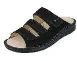 Домашние тапочки кожаные Finn Comfort черные