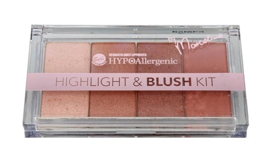 

Набор хайлайтеров и румян 01, 20 г Bell, HypoAllergenic Highlight & Blush Kit