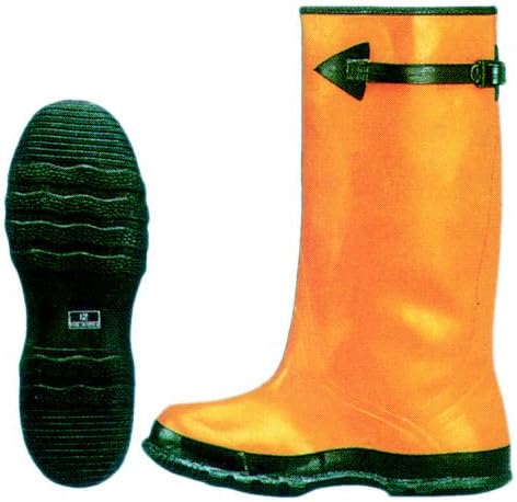 

Резисапоги RAIN GUARD 43 см (43,2 см) на подкладке, желтого цвета, для езды по снежной каше, Размер 15, Прочные и стильные, Черные акценты и подошва