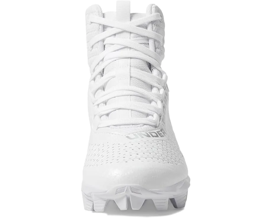 Кроссовки Under Armour Kids Highlight Fran RM 2.0 (Toddler/Little Kid/Big Kid), White/Metallic Silver/Metallic Silver — фото 3