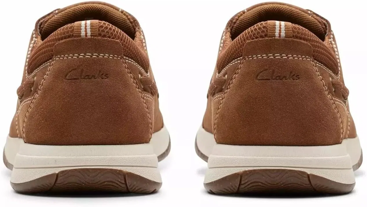 Мужские туфли на шнуровке Clarks Sailview Lace, Brown — фото 4