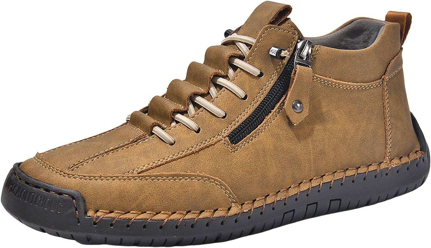 

Мужские кроссовки IWIHMIV для ходьбы, нескользящие, повседневные, удобные спортивные легкие кроссовки, коричневый