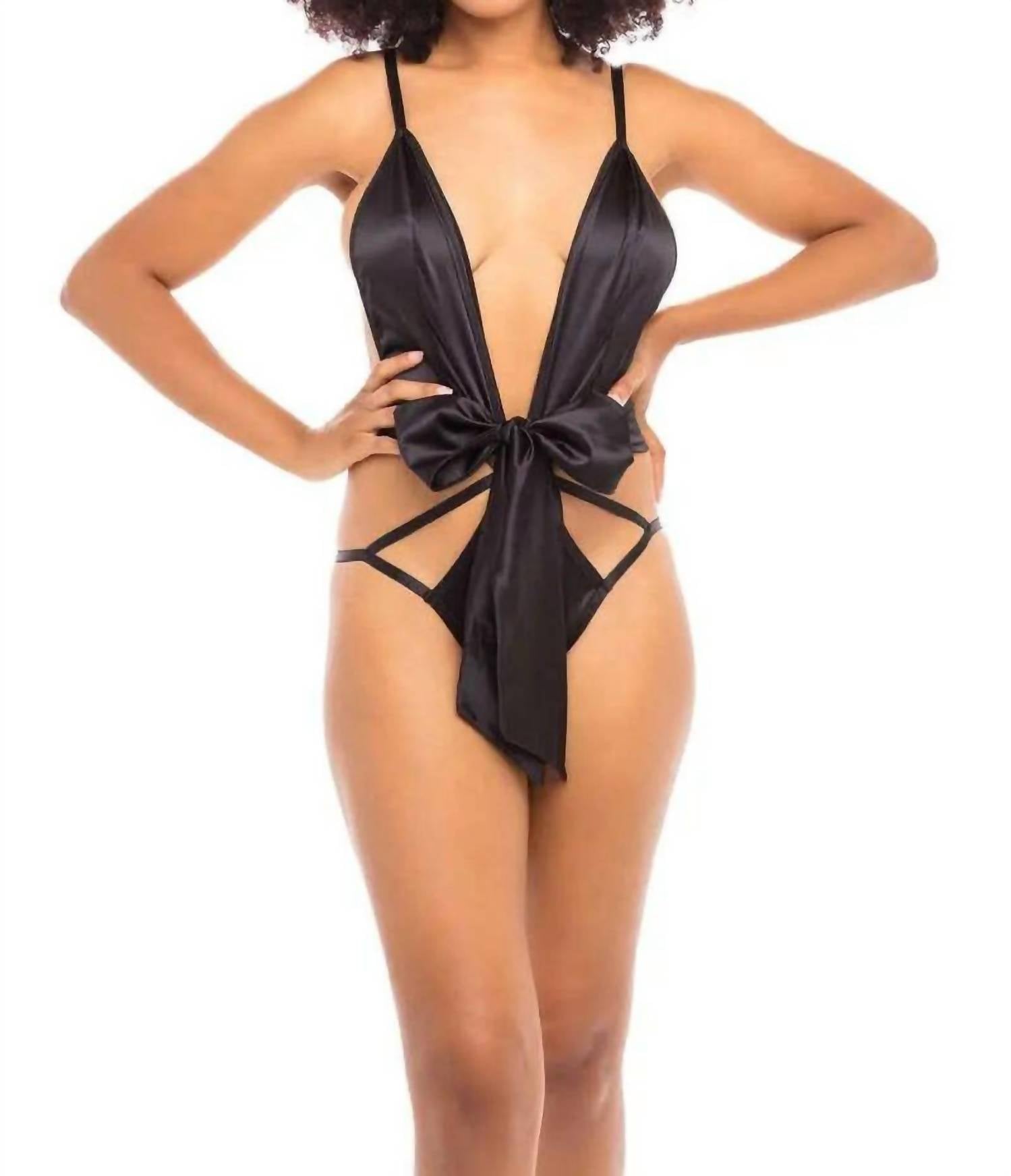 

Амбровый боди "Тедди" в черном цвете Oh La La Cheri