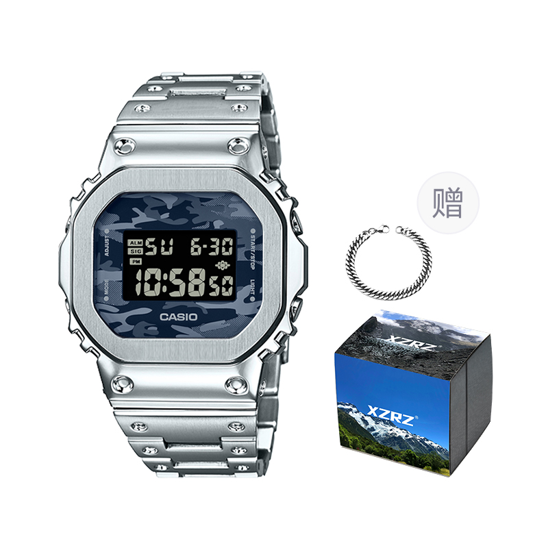 

CASIO Часы унисекс серии G-SQUAD синего цвета