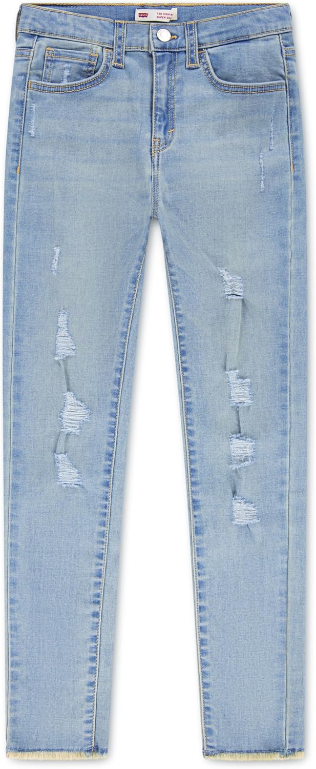 

Джинсы Levi's Girls 720 с высокой талией, суперузкие, Roger That