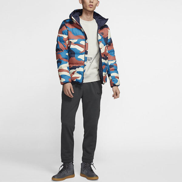 Пуховик Nike Camouflage Casual Sports Printing Down Jacket Camouflage, цвет camouflage — фото 4