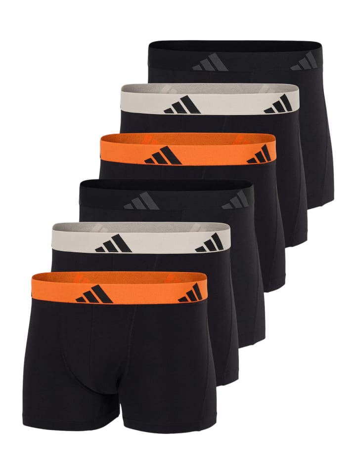 

Ретро шорты/брюки Active Flex Cotton черного/оранжевого цвета Adidas Sportswear