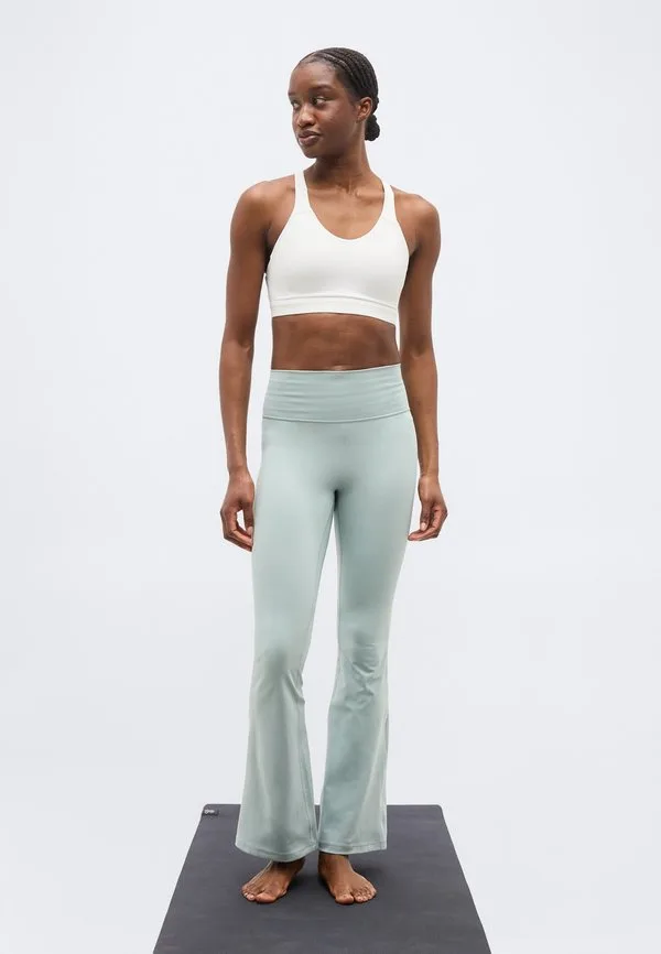 Леггинсы all me flare Adidas Performance, Sage — фото 2