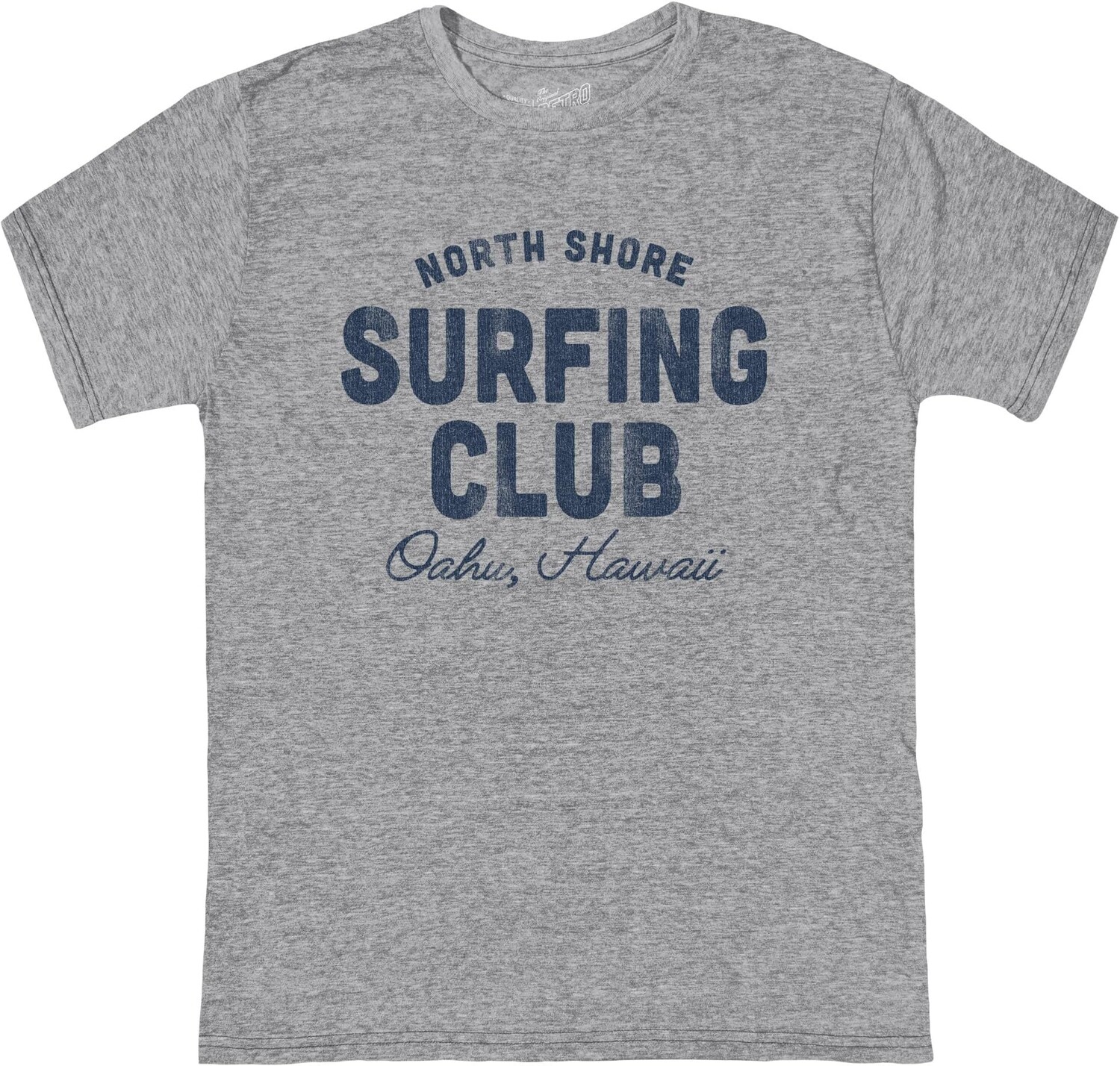 

Футболка The Original Retro Brand Kids Tri-Blend Surfing Club Crew Neck Tee, цвет Streaky Grey