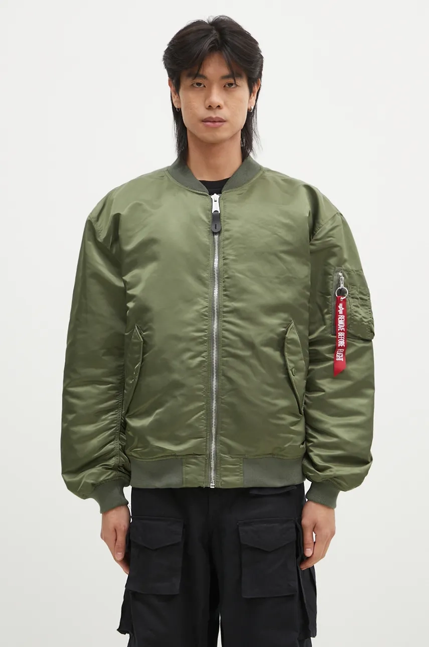 

Куртка-бомбер MA-1 CS Alpha Industries, зеленый