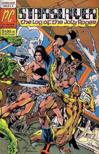 

Starslayer (Comic) The Log of the Jolly Roger April 1982 No. 2 (1) (Pacific Comics)