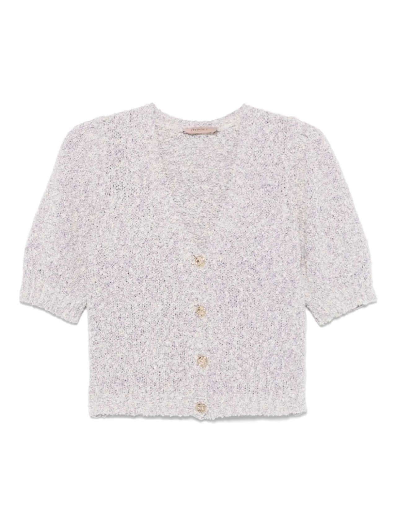 

Кардиган из букле TWINSET, фиолетовый