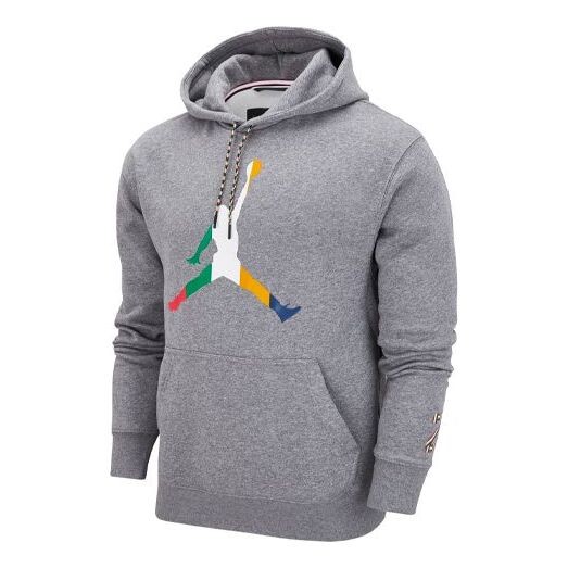 

Толстовка Air Jordan Multi-Color Large Logo Printing Gray, мультиколор