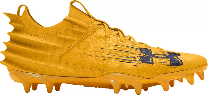 

Мужские футбольные бутсы Under Armour Blur Smoke Suede 2.0 MC, желтый