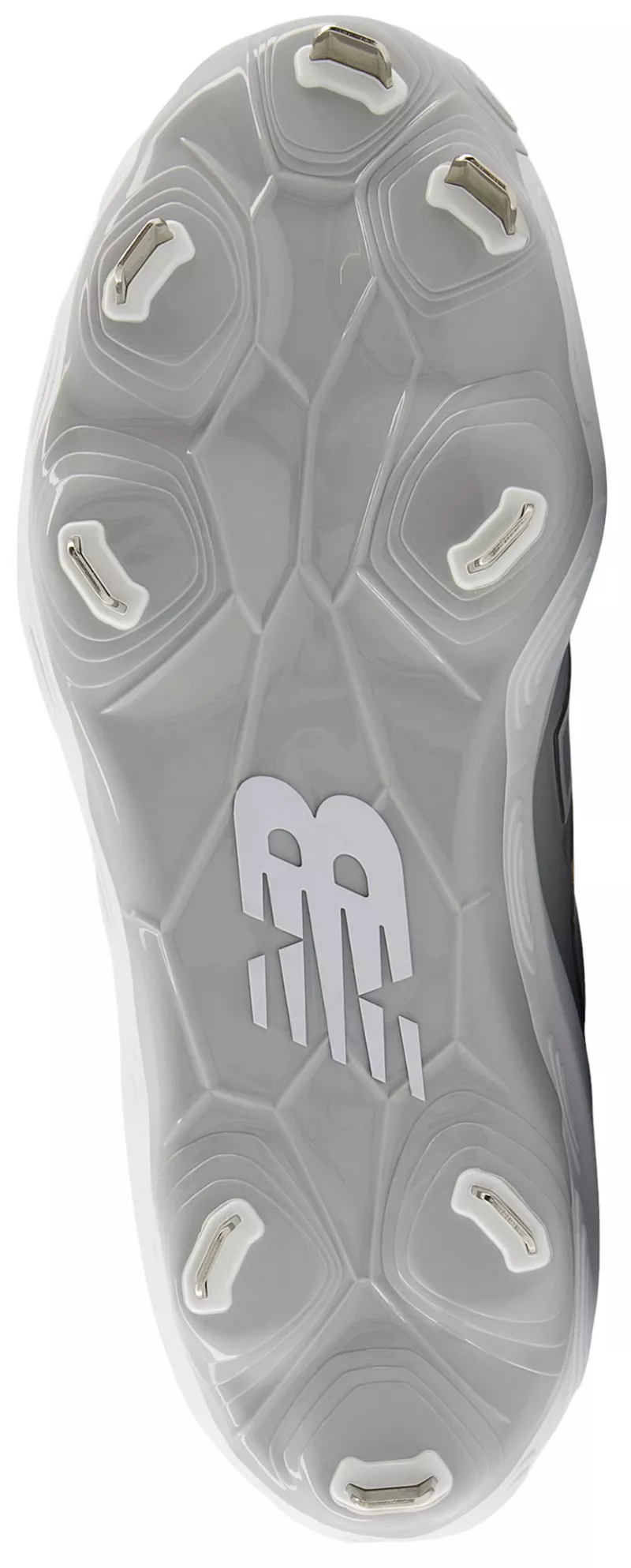 Женские бутсы для софтбола New Balance Fresh Foam X VELO v4 Metal Fastpitch, серый/белый — фото 3