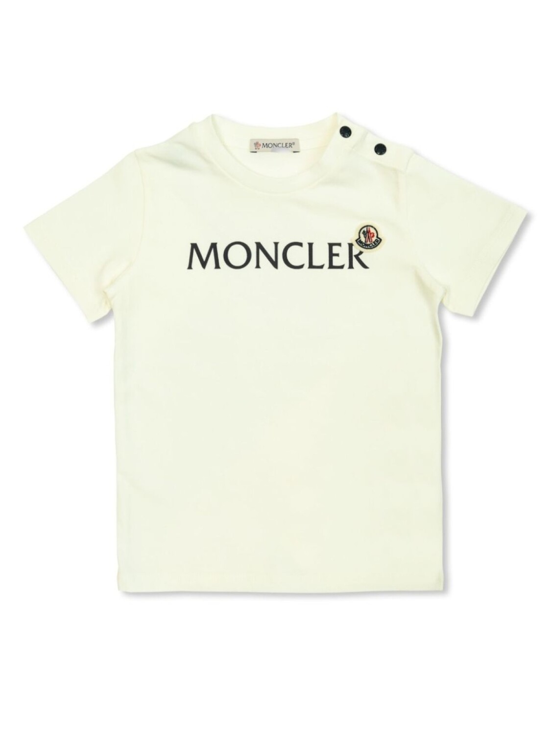 

Moncler Enfant футболка с логотипом, белый