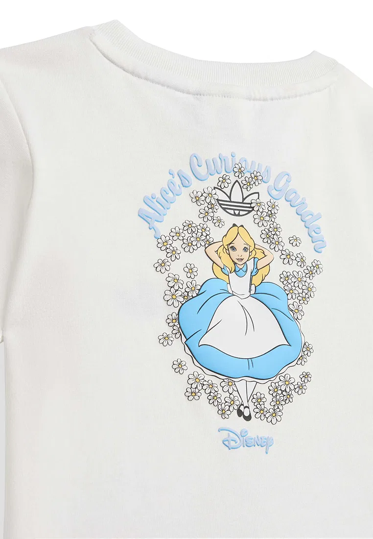 Детский комплект футболка и шорты, Disney x ADIDAS, белый/стальной/мультиколор — фото 4