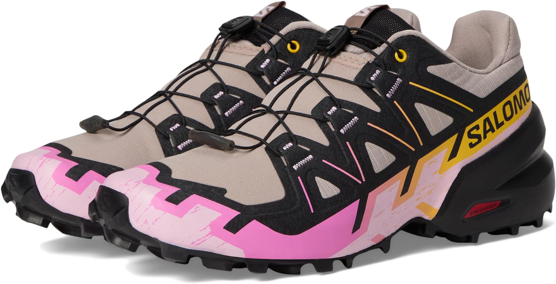 Кроссовки Salomon Women's Speedcross 6, Etherea/Black/Cyclamen