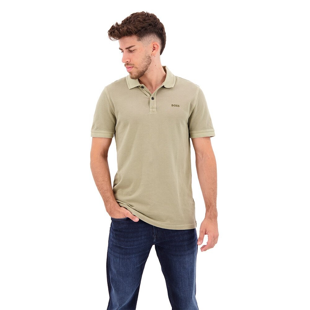 

Поло BOSS Prime 10203439 01, зеленый
