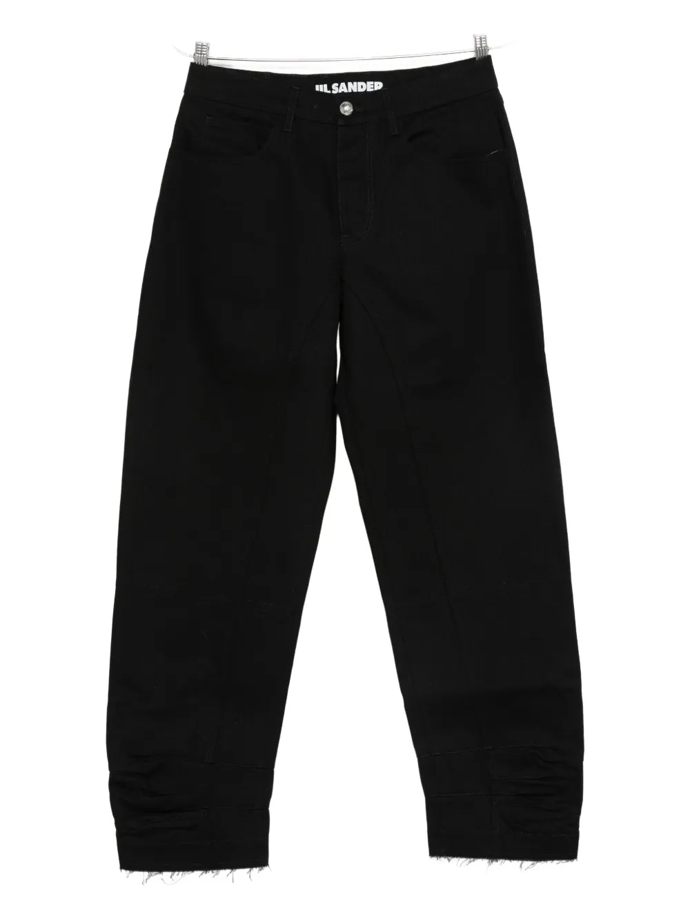 

Джинсы с нашивкой-логотипом JIL SANDER, черный