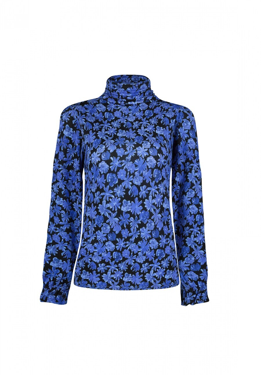 

Блузка Fabienne Chapot Blouse, цвет marine blue/smoke blue/light blue/black