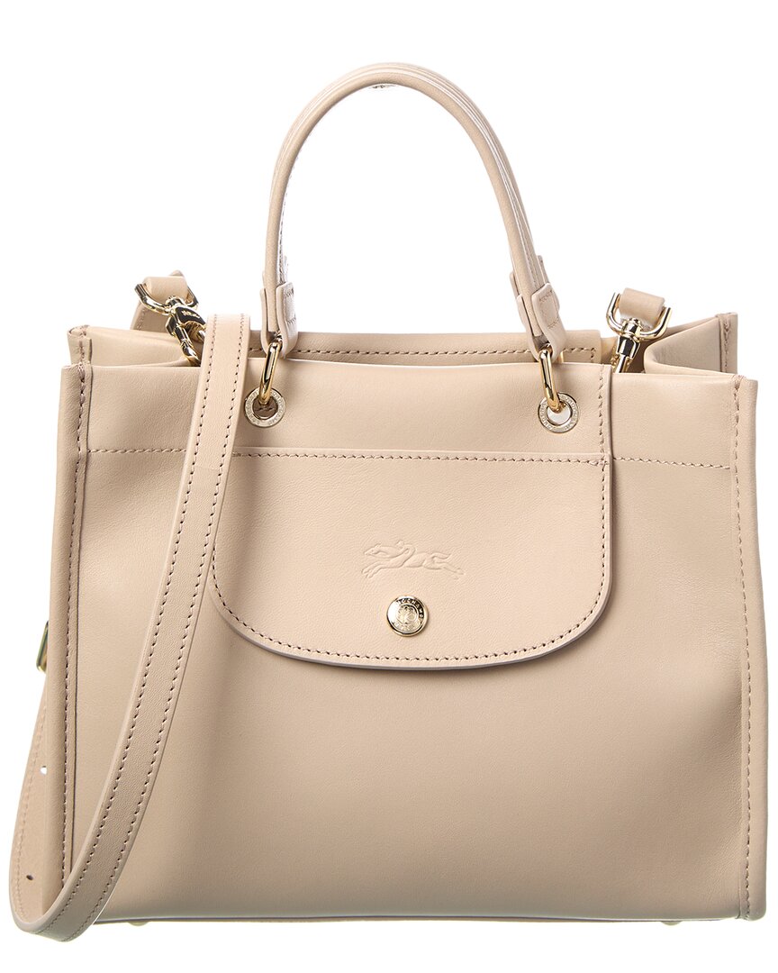 

Сумка Longchamp Cabas Small Leather, серый