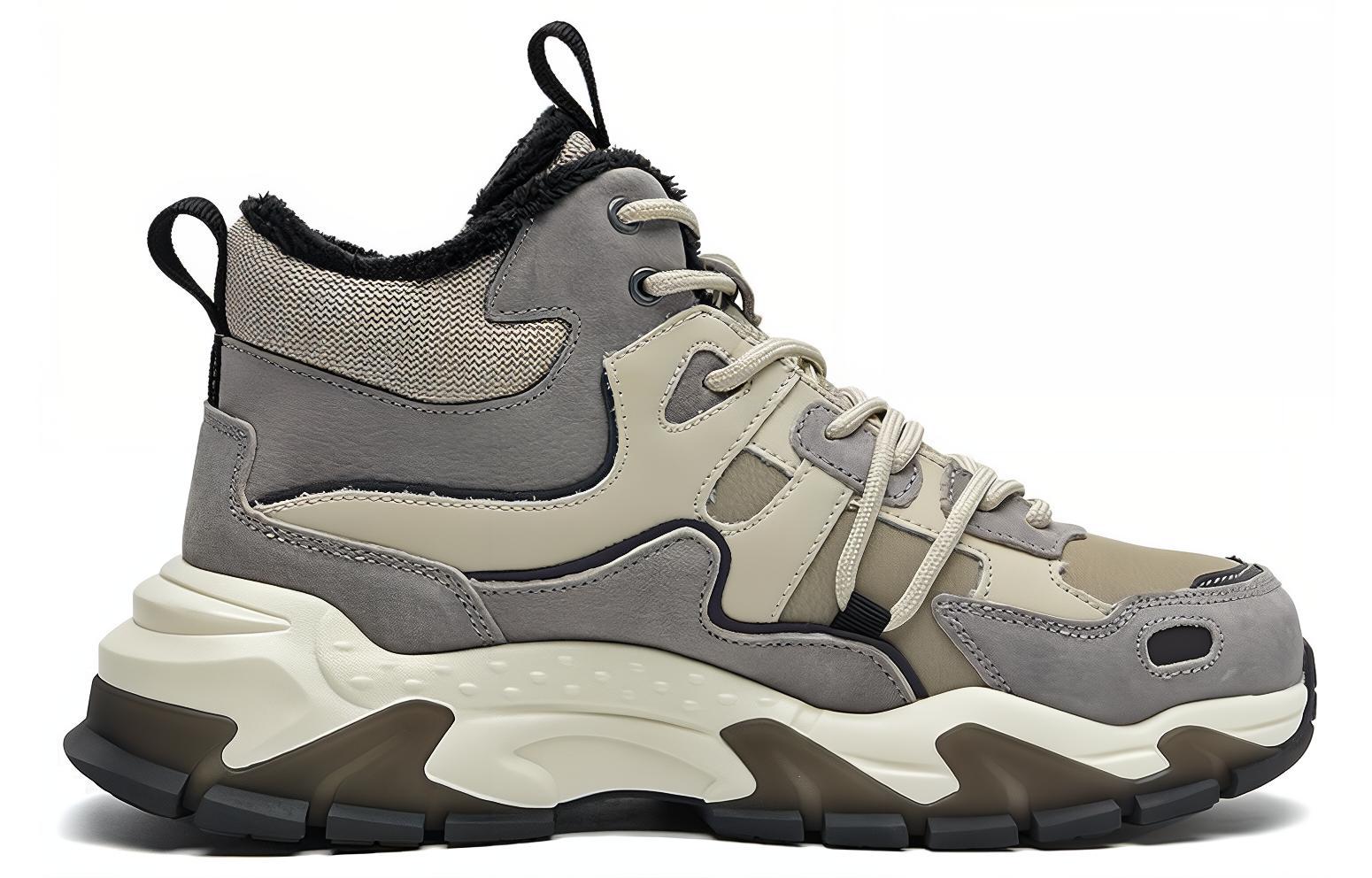 

Джип Спирит, 112-2 Графитовый Чёрный/Натуральная Оленья Кожа, Высокие Кроссовки для Походов Мужские с Амортизацией Black Myth, Устойчивые к Истиранию, Водонепроницаемые и Дышащие