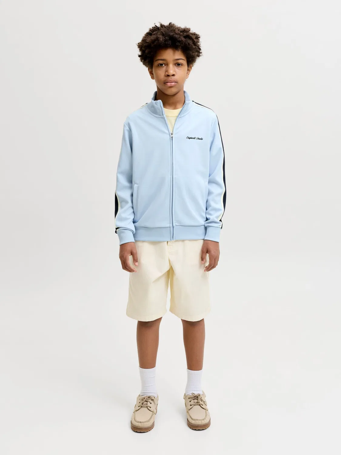 Толстовка на молнии 'JORCotedazur' Jack & Jones Junior, Light Blue — фото 4