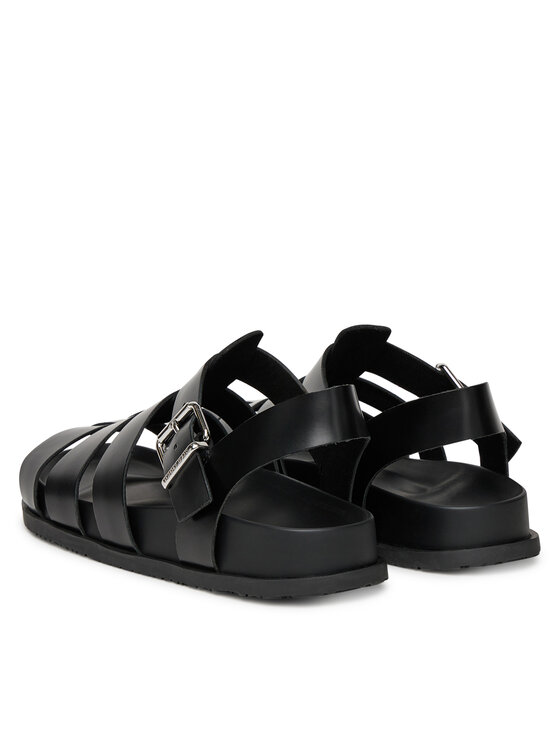 Сандалии Tjw Fisherman Patent Sandal EN0EN02874 Tommy Jeans, черный — фото 3