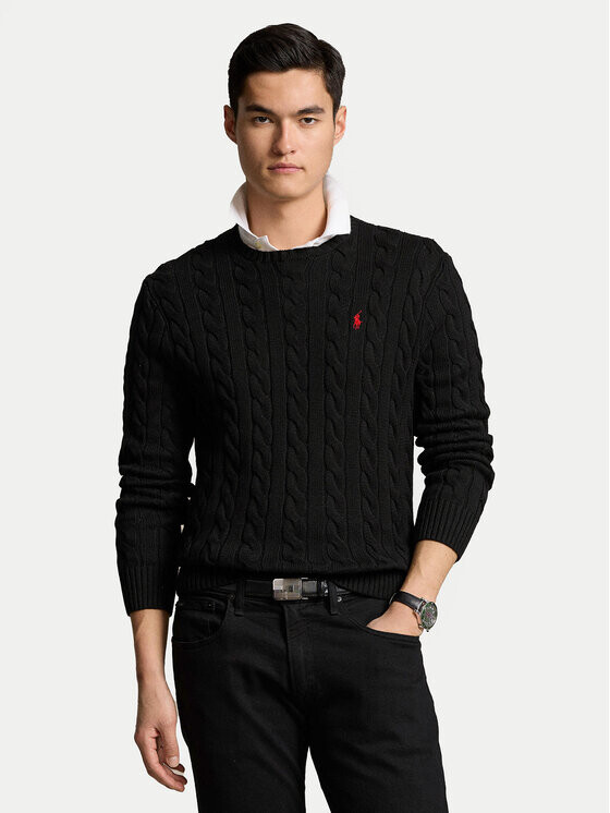 

Свитер обычного кроя Polo Ralph Lauren, черный