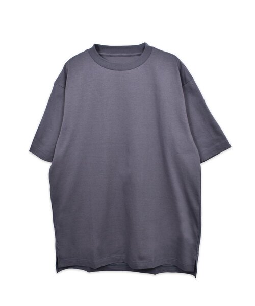 

Футболка с круглым вырезом из трикотажа воздушного прядения шелка CUSTOM CULTURE, угольно-серый