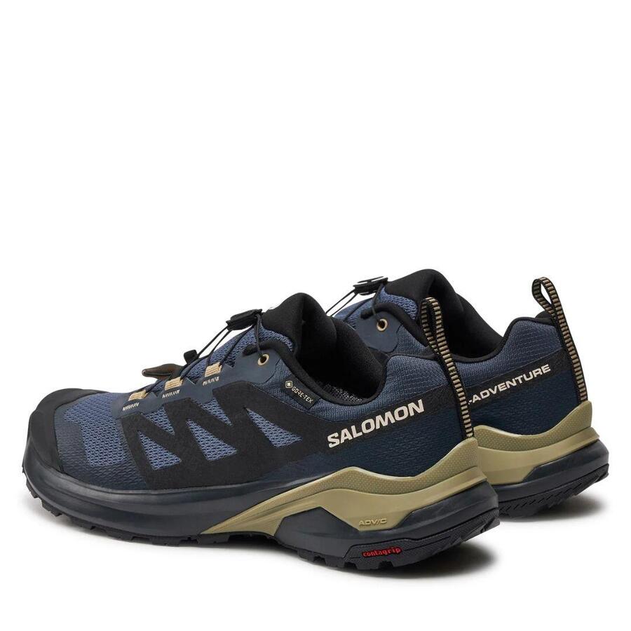 Кроссовки Salomon X-ADVENTURE GTX сине-черные — фото 3