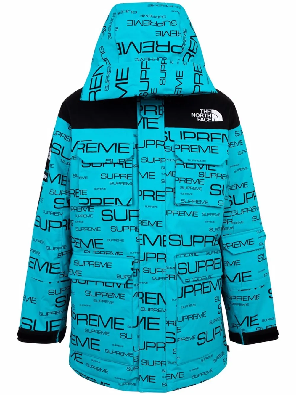 

Парка Coldworks 700 из коллаборации с The North Face Supreme, синий