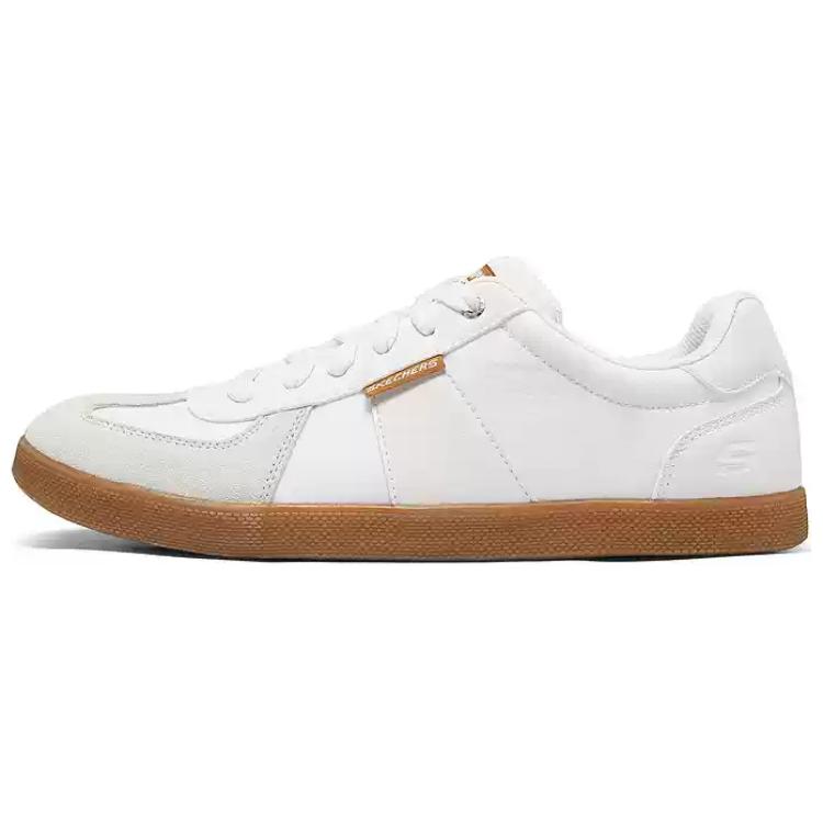 

Мужские белые скейтерские кроссовки Skechers Low Top