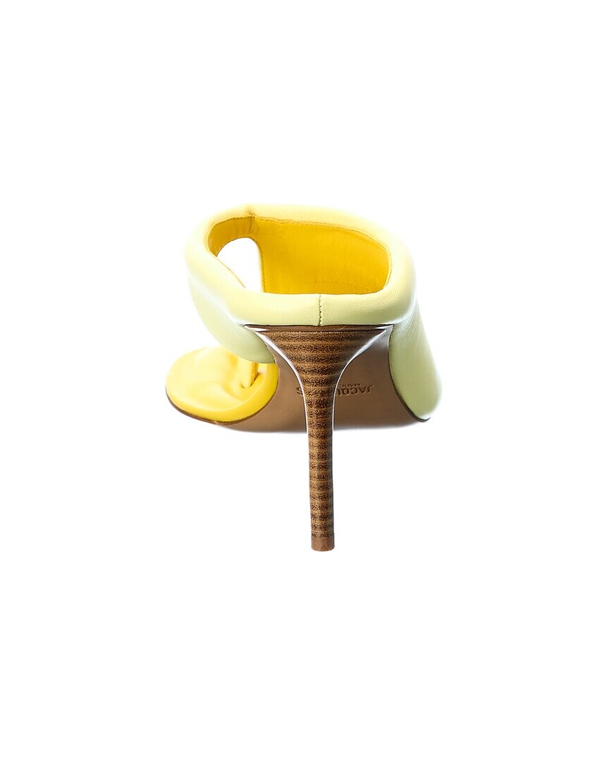 

Кожаные сандалии Jacquemus Les Mules Limone, желтый