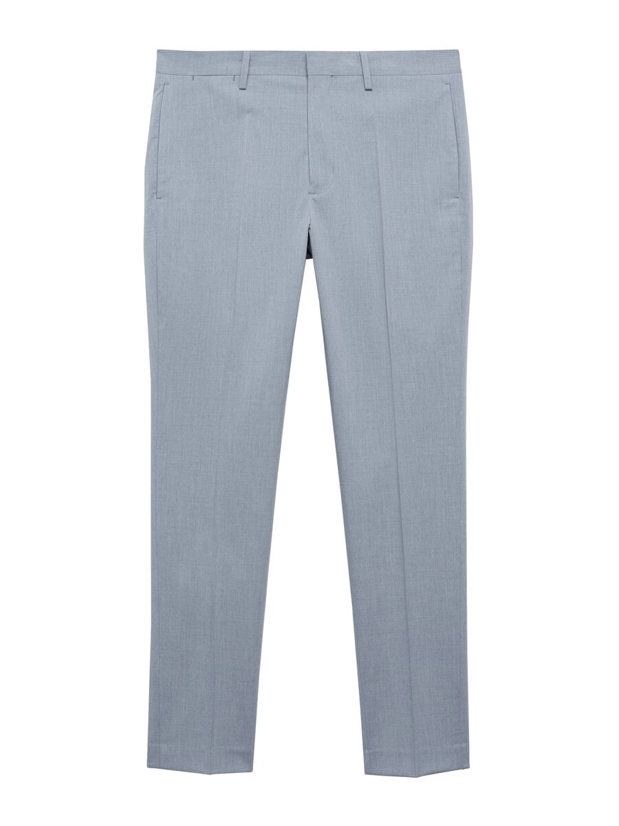 

Обычные плиссированные брюки MANGO MAN Paris, темно-синий