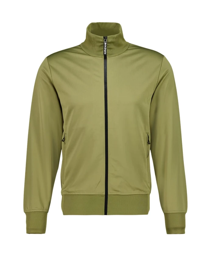 

Спортивная куртка с изогнутым логотипом на спине. Palm Angels, зеленый