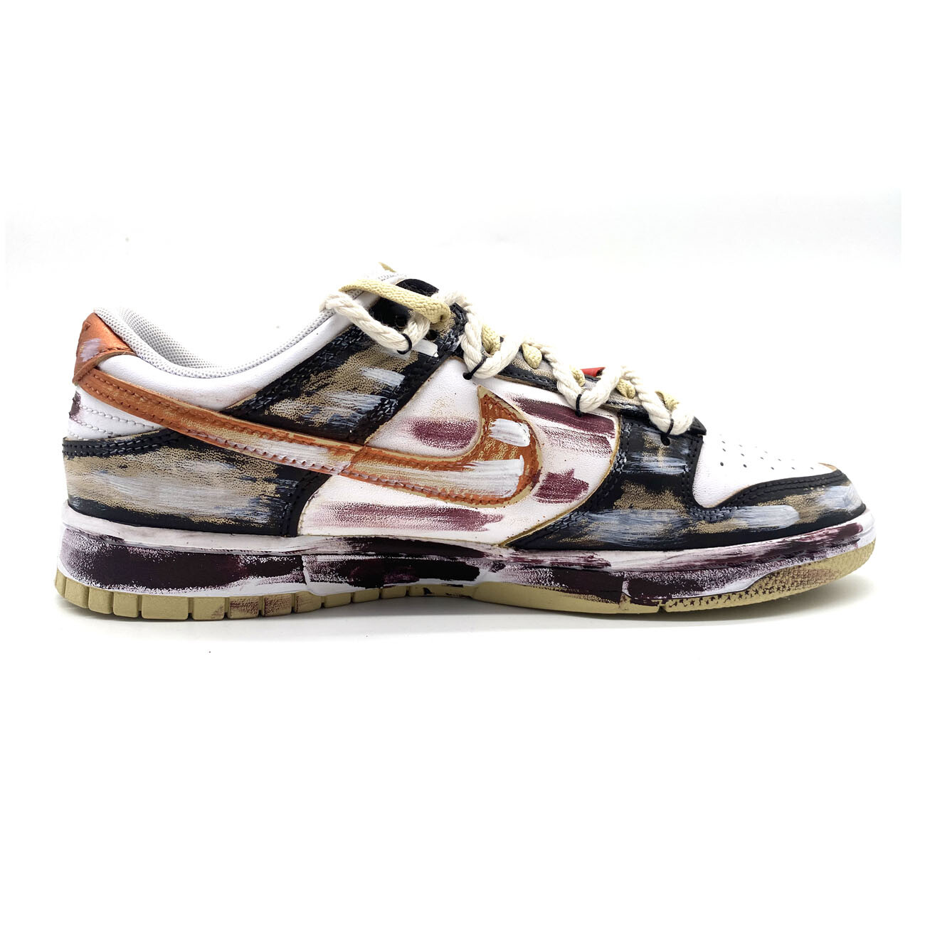 

Кроссовки Nike Dunk Skateboard Shoes Men Low-Top Brown, коричневый