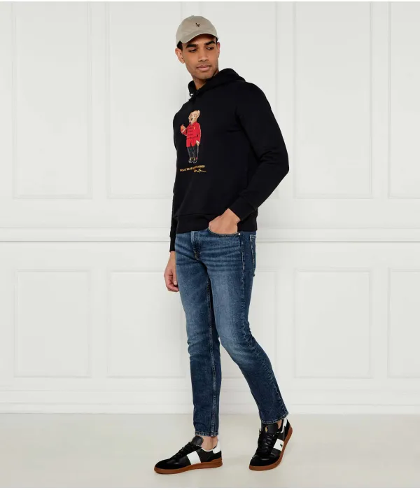Кожаные кроссовки Polo Ralph Lauren, черный — фото 2