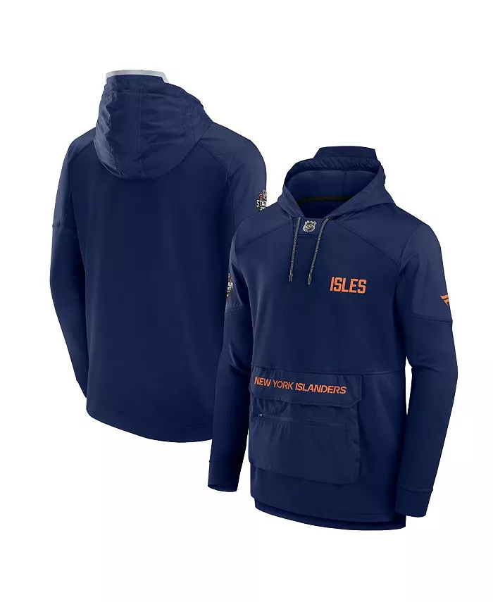 

Мужская толстовка с капюшоном New York Islanders 2024 NHL Stadium Series Authentic Pro Fleece, цвет navy Fanatics