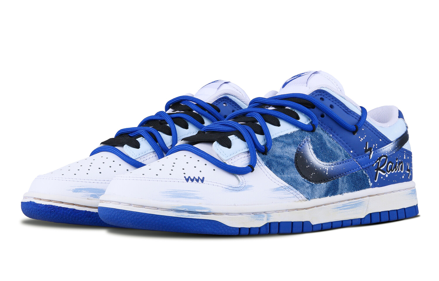 

Мужские кроссовки для скейтбординга Nike Dunk, White/Blue